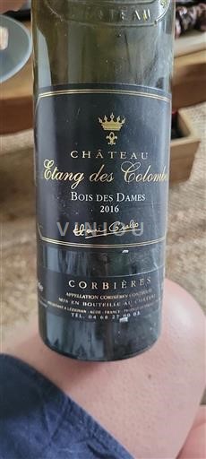 Languedoc Corbières Château Etang Des Colombes Bois des Dames 2016
