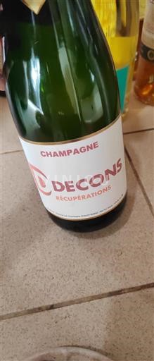 Champagne Decons Récupérations Icke årgångsbetecknad