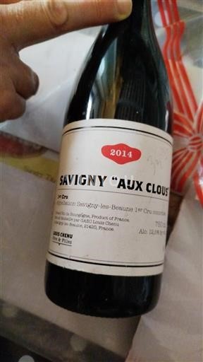 Bourgondië Savigny-lès-Beaune Premier Cru Louis Chenu Père & Filles Aux Clous 2014