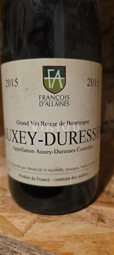 Burgundy Auxey-Duresses François Allaines 2015