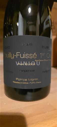 Borgogna Pouilly-fuissé Premier Cru Patrice Martin Aux Quarts 2023