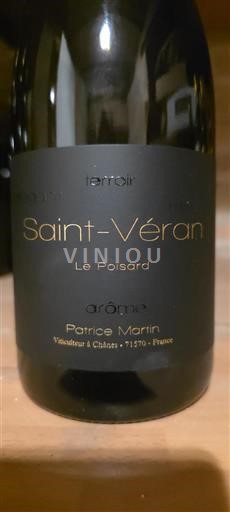 Bourgogne Saint-Véran Patrice Martin Le Poisard 2023