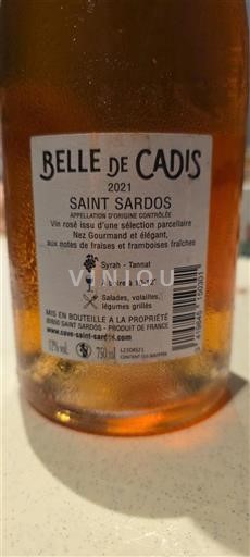 Jihozápad Saint-Sardos Belle De Cadis 2021