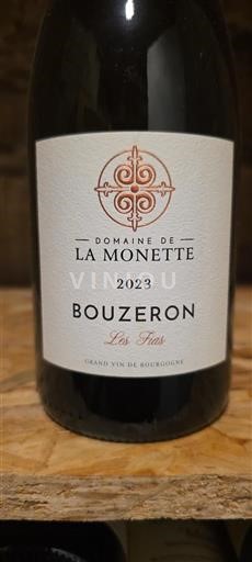Vin Blanc sec Les Fias Domaine La Monette 2023 France Bourgogne Bouzeron