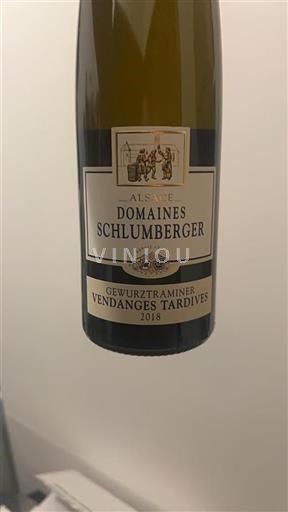 Alsace Schlumberger Gewurztraminer Vendanges Tardives 2018