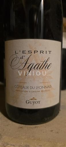 Lyonnais Coteaux du Lyonnais Guyot L'Esprit d'Agathe 2017