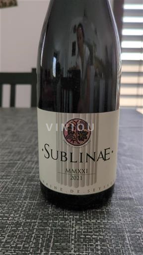 Vin Rouge sec Sublinae Domaine Seyssuel 2021 France Vallée du Rhône