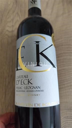 Bordeaux Pessac-Léognan Château Eck 2021
