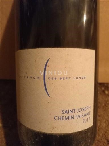 Rhône Valley Saint Joseph La Ferme Des Sept Lunes Chemin Faisant 2017
