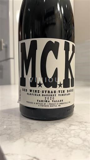 California AVAs Napa Valley K Vintners M.C.K. 2020