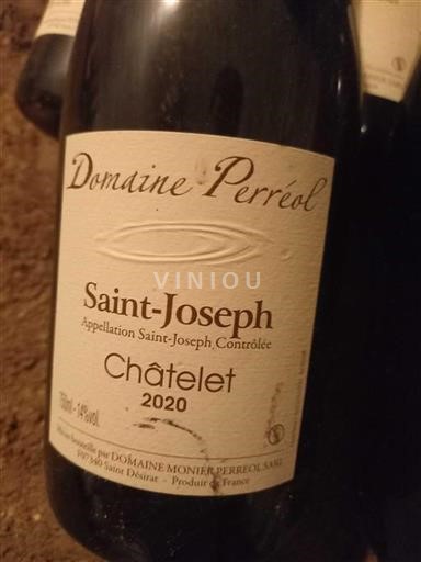 Vallée du Rhône Saint-Joseph Domaine Perreol Châtelet 2020