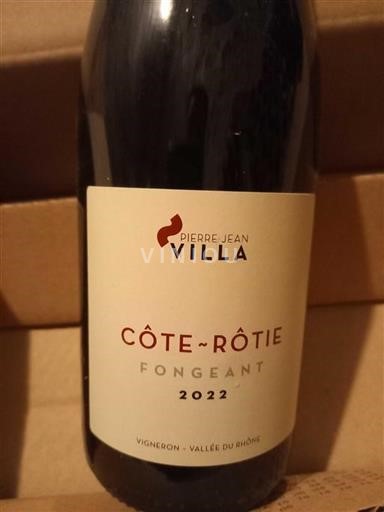 Vallée du Rhône Côte-rôtie Domaine Pierrejean Villa Fongeant 2022
