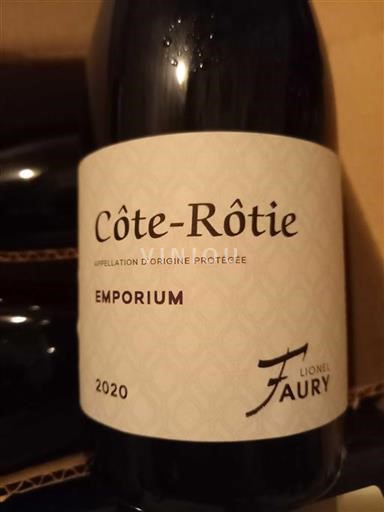Rhônedalen Côte-rôtie Lionel Faury Emporium 2020