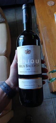 Bordeaux Montagne-saint-émilion Vieux Baudron 2018