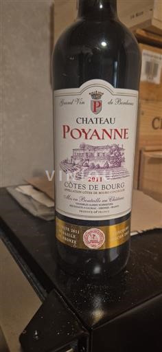 Bordeaux Côtes-de-bourg Château Poyanne 2011