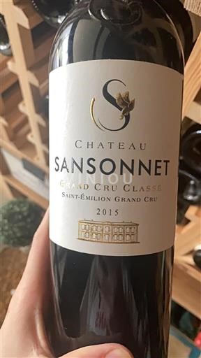 Bordeaux Saint-Émilion Grand Cru Grand Cru Château Sansonnet 2015
