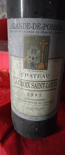 Bordeaux Lalande-de-Pomerol Château La Croix Saintlouis 1992