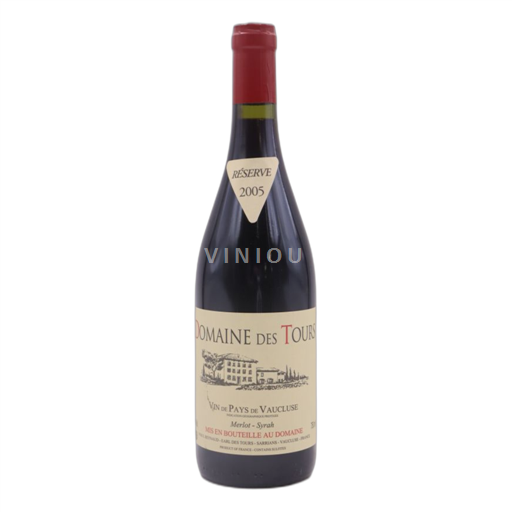 Valle del Rodano Costières di Nîmes Domaine Igp Pays Du Vaucluse (vin De Pays Du Vaucluse) Des Tours Merlotsyrah Emmanuel Reynaud 2005
