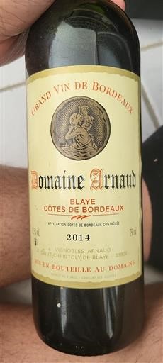 Bordeaux Blaye-Côtes-de-Bordeaux Château Arnaud 2014