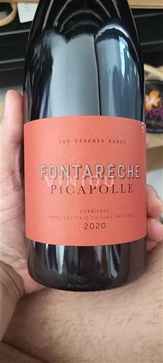 Languedoc Corbières Château Fontarèche Picapolle 2020
