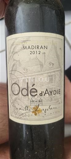 Sudoeste Madiran Château Aydie Odé d'Aydie 2012
