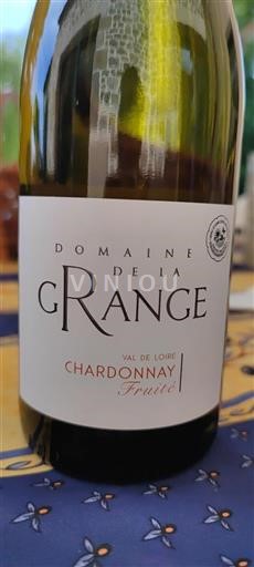 Loiretal Tal der Loire Domaine La Grange Chardonnay Fruité 2023