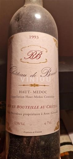Bordeaux Haut-Médoc Château Braude 1993