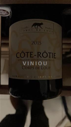 Rhône-dalen Côte-rôtie Domaine Corps De Loup Corps de Loup 2015