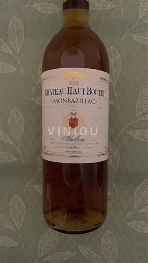 Jihozápad Monbazillac Haut Boutet 2002