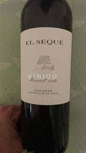 Murcia Alicante El Sequé Monastrell 2018