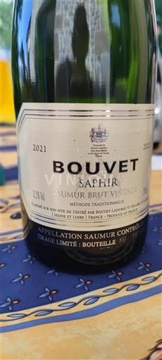 Vallée de la Loire Saumur Bouvetladubay Saphir 2021
