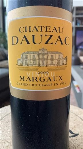 Bordeaux Margaux Grand Cru Château Dauzac 2009