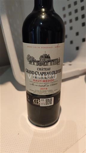 Bordeaux Haut-Médoc Cru Bourgeois Château Grand Clapeau Olivier 2018