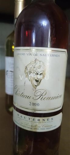 Bordeaux Sauternes Château Roumieu 2000