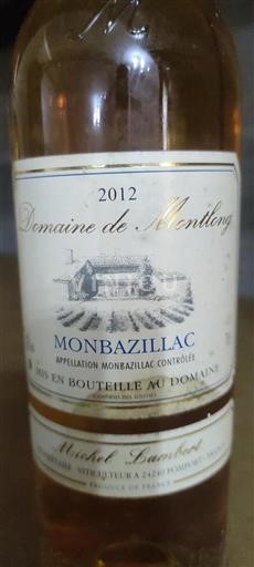Jihozápad Monbazillac Domaine Montlong 2012