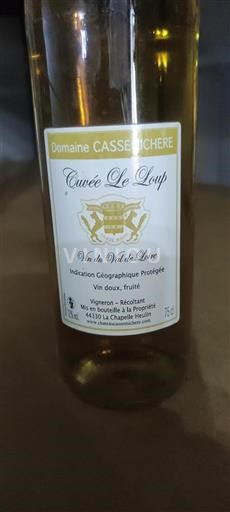 Loire-dalen Loiredalen Domaine Cassemichere Le Loup 2012