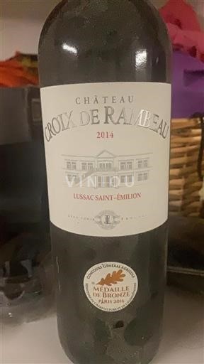 Bordeaux Lussac-Saint-Émilion Château Croix De Rambeau 2014