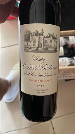 Bordeaux Saint-Émilion Grand Cru Grand Cru Classé Château Côte De Baleau 2022