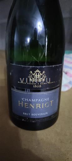 Champanhe Henriot Brut Souverain 2012