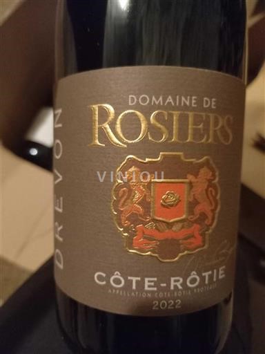 Rhônedalen Côte-rôtie Domaine Rosiers Drevon 2022