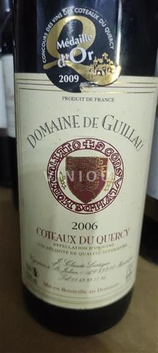 Sud-Ovest Coteaux del Quercy Domaine Guilhau 2006