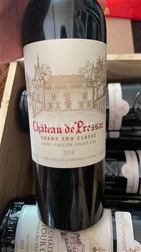 Bordeaux Saint-Émilion Grand Cru Grand Cru Château Pressac 2018