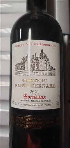 Bordeaux Château Saintbernard 2021