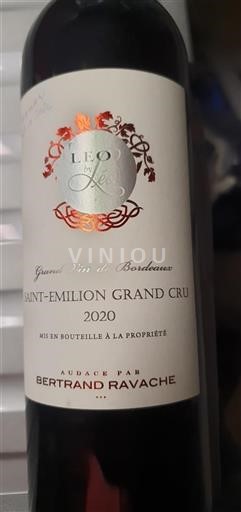 Bordeaux Saint-Émilion Grand Cru Grand Cru Bertrand Ravache Léo by Léoville Poyferré 2020