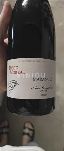 Bourgondië Maranges David Moreau Aux Gryphées 2020