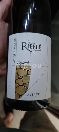 Alsace Rieflé L'aplomb 2019