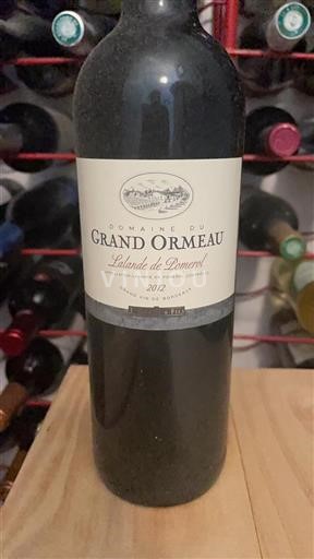 Bordeaux Lalande-de-Pomerol Château Grand Ormeau 2012