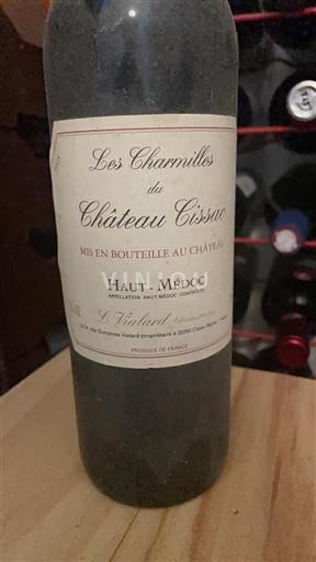 Bordeaux Haut-Médoc Château Cissac Les Charmilles 1995