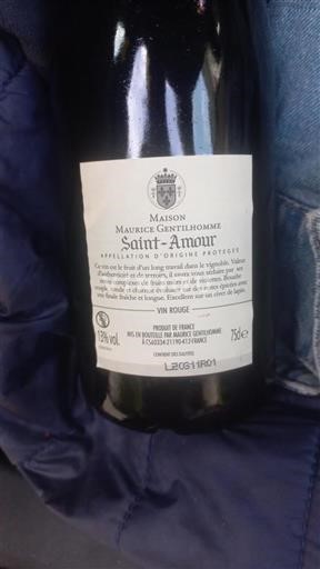 Beaujolais Saint-Amour Maison Maurice Gentilhomme Non-Vintage