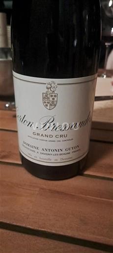 Vin Rouge sec Corton Bressandes Domaine Antonin Guyon Non millésimé France Bourgogne Corton Grand Cru